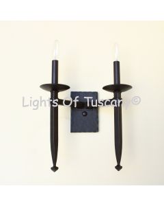 Contemporary Wall Sconce, Spanish Contemporary Wall Sconce, Spanish Double Wall Light, Candelabra Double Wall Sconce, Modern Style Double Wall Light, Indoor Wall Light, Living Room Wall Light, Spanish Modern Wall Light, LED Double Wall LIght