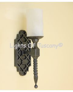 Tuscan / Spanish Style Wall Sconce Light Vintage Mediterranean Castle Gothic Reivval