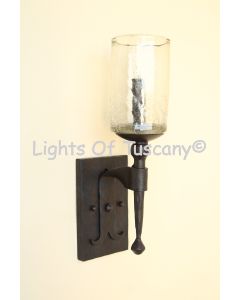 5066-1CRK Spanish Contemporary Indoor Wall Sconce
