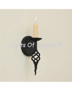 5075-1 Contemporary Wrought Iron Wall Light