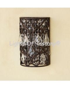 51035-1 Spanish Style Crystal Wall Light
