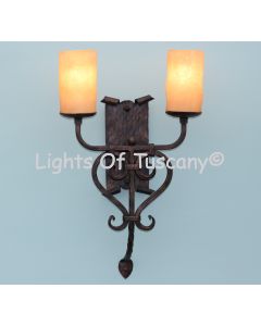 5105-2/ Spanish Revival wall sconce 