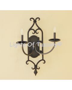 5123-2 Transitional Spanish Style wall sconce light