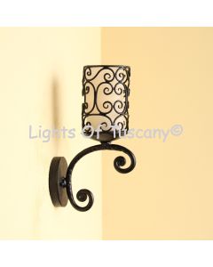 Spanish Revival Style Wall Sconce, Wall Sconce,Wall Light,Spanish Wall Light,Mediterranean Wall Sconce,Candelabra,Tuscan Wall Sonce,Modern Wall Light,Vanity LIght,Wrought Iron Wall Light,Modern Spanish Lighting,Bedroom Wall Sconce,Plug in Wall Light,LED,R