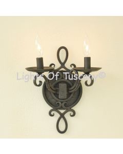 Tuscan wall sconce