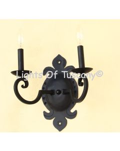 5141-2 Spanish Mediterranean Style Double Wall Sconce Light