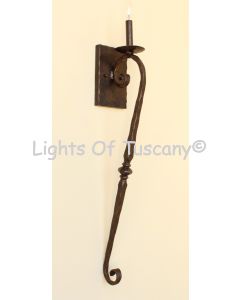 5186-1 Mediterranean Indoor Iron Wall Sconce
