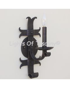 Spanish Revival Wall Sconce, Old World Wall Sconce, Castle Wall Sconce, Wall Light, Candle Wall Sconce