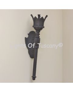 Gothic Torch Wall Light