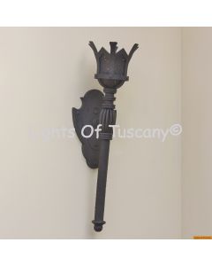 5247-1 OL  Gothic/Medieval Castle Outdoor Torch Light