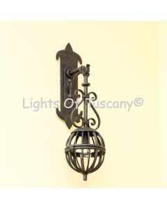 Medieval Style Iron Wall Light, Old World Wall Light, Exterior Lighting, Castle Style Wall Light, Vintage Style Wrought Iron Light, Outdoor Wall Light, Harry Potter Style Light, Game of Thrones Lighting, Set Decorative Lighting, Commercial Lighting, Custo