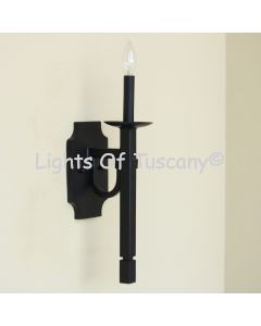 5271-1 Contemporary Style Wrought Iron Wall Sconce Light