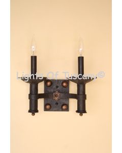 5287-2 Mediterranean Iron Wall Sconce