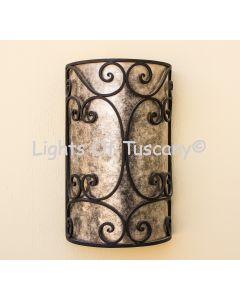 5302-2OL Spanish Revival Style Large Outdoor Pocket Wall Light