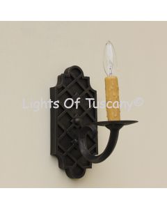 Spanish Wrought Iron Wallsconce 