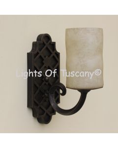 5313-1 Mediterranean - Spanish Style Wrought Iron Indoor Wall Sconce Light