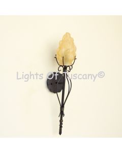 5326-1FLA Old World Style Flame Style Torch Light