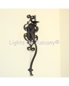 5328-1 Spanish Revival Wrought Iron Wall Sconce