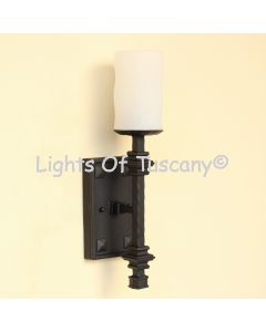 5332-1 Transitional Wrought Iron Wall Sconce Light