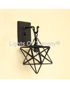 5340-1 Wrought Iron Contemporary Style Star Light