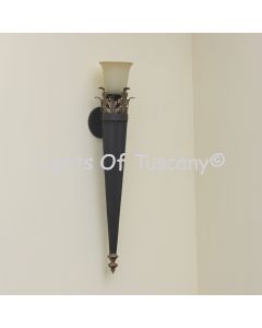 5350-1 Tuscan Vase-Style Iron Wall Light
