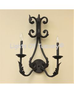 Italian Country Wall Sconce, Double Light Wall Sconce, Tuscan Wall Sconce, Mediterranean Wall Sconce, Antique Wall Sconce, Vintage Wall Sconce, Antique Wall Sconce