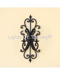 5391-1 Spanish Style Wrought Iron Wall Sconce