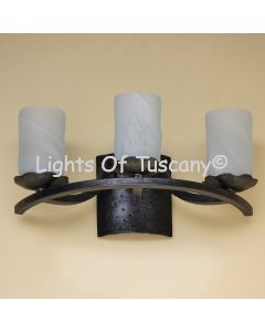 5645-3 Contemporary Style Wrought Iron Bathroom Vanity Light