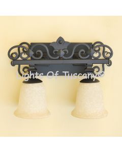 Mediterranean style vanity bathroom bar light