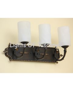 Tuscan Style Iron Bathroom Vanity Light