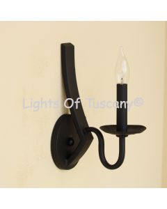 5916-1 Modern Contemporary Style Wrought Iron Candelabra Wall Light Sconce