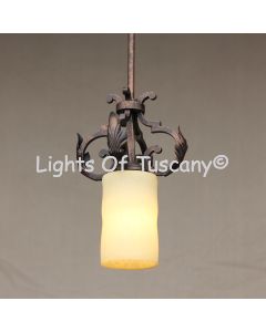 6115-1 Mediterranean/Tuscan Mini Iron Pendant 