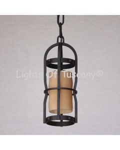 6117-1 Transitional Spanish Style Hanging Pendant Light