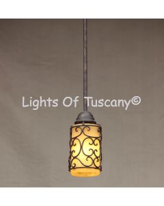 Mini-Pendant-Hand Forged-Wrought Iron