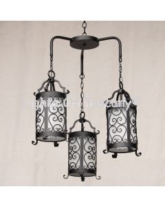 6180-3 Spanish Style Lantern Chandelier