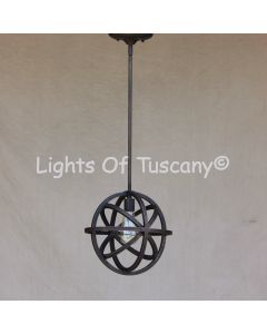 Contemporary mini pendant -Wrought Iron