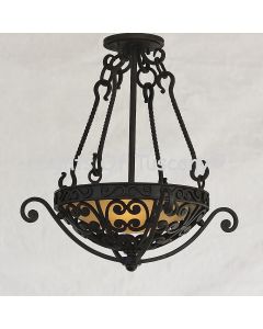 Tuscan Style Bowl Pendant Light.