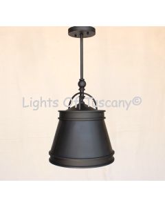 6245-1 Contemporary Rustic Iron Mini Hanging Pendant