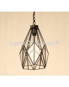 6350-1 Contemporary Metal Hanging Lantern