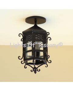 6570-1 Spanish Colonial Ceiling Light