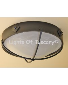 6625-2 Spanish Contemporary Style Flush Ceiling Light