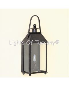 Low profile outdoor light, colonial style outdoor light, flush mount outdoor lantern. traditional outdoor wall lantern, pocket lantern, colonial lantern, wrought iron lighting