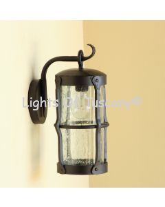 Craftsman Wall Light, Craftsman Light, Arts and Crafts Lighting, Rustic Lighting, Iron Wall Light, Outdoor Craftsman Light
