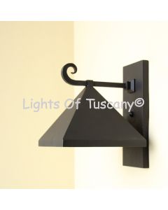 Farmhouse Style Lighting, Wrought Iron Lighting, Mission Style Lighting, Outdoor Farmhouse Light, Outdoor Wall Sconce,  Dark Sky Lighting, Commercial Grade Iron Lighting, Heavy Duty Iron Light, Country Italian Light Fixture, Exterior Lighting, Patio Light