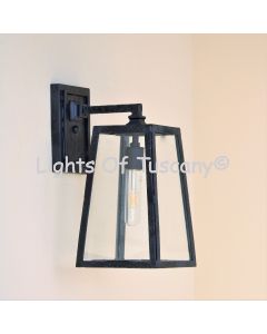 Rustic outdoor light, modern outdoor light, contemporary outdoor light, outdoor lantern, patio wall light