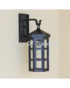 6980-1 Spanish-Contemporary Wrought Iron Outdoor Lighting Fixture