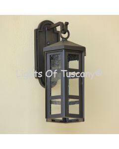 6981-1 Spanish-Contemporary Wrought Iron Outdoor Lighting Fixture