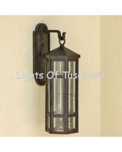 6982-1 Spanish-Contemporary Wrought Iron Outdoor Lighting Fixture 