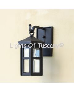 6984-1 Spanish-Contemporary Wrought Iron Outdoor Lighting Fixture