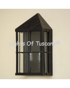 7006-2LG Spanish Contemporary Style Large Pocket Wall Lantern Light